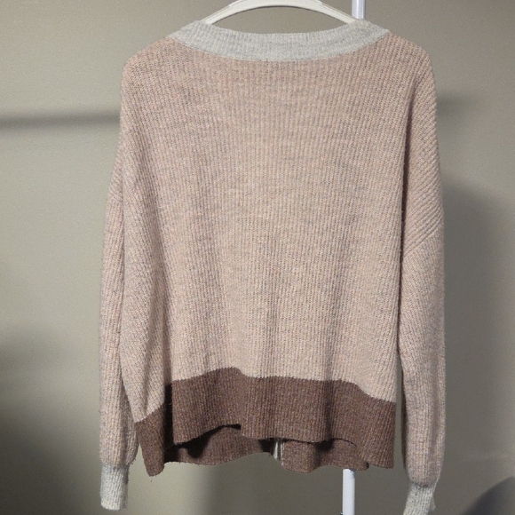 Reitmans Pink and Brown Cardigan Sweater - Picture 5 of 8